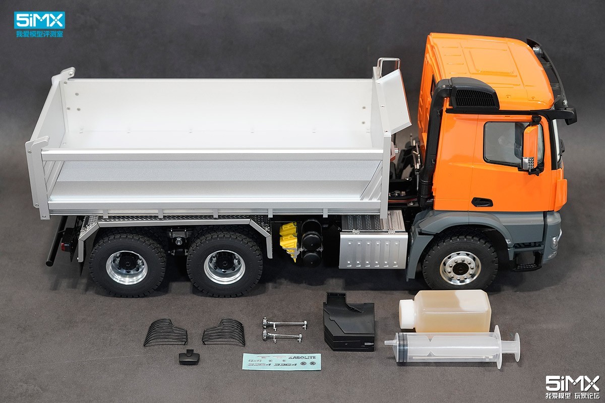 卡勃力特新品K33646x6全轮驱动液压自卸车模型开箱评测