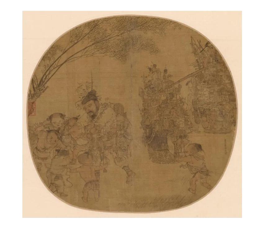 南宋李嵩货郎图怎么画,南宋李嵩画过很多货郎图