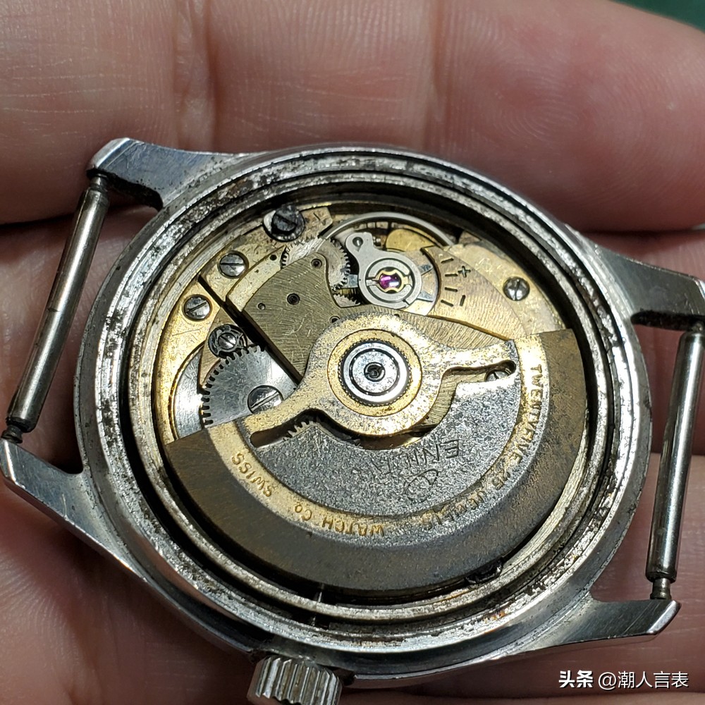 英纳格手表机芯保养全过程,英纳格1145机芯