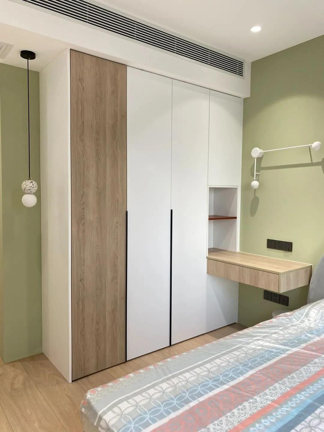 书桌衣柜一体180,儿童房定制书桌衣柜一体