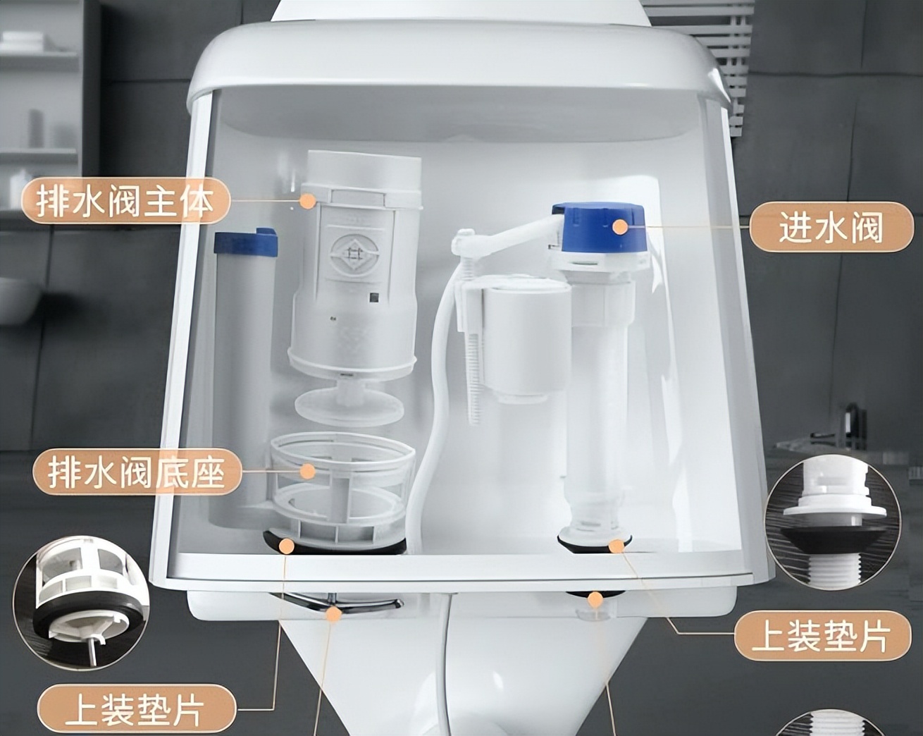 维博卫浴丨马桶水箱中的小软管有什么作用，你知道吗？