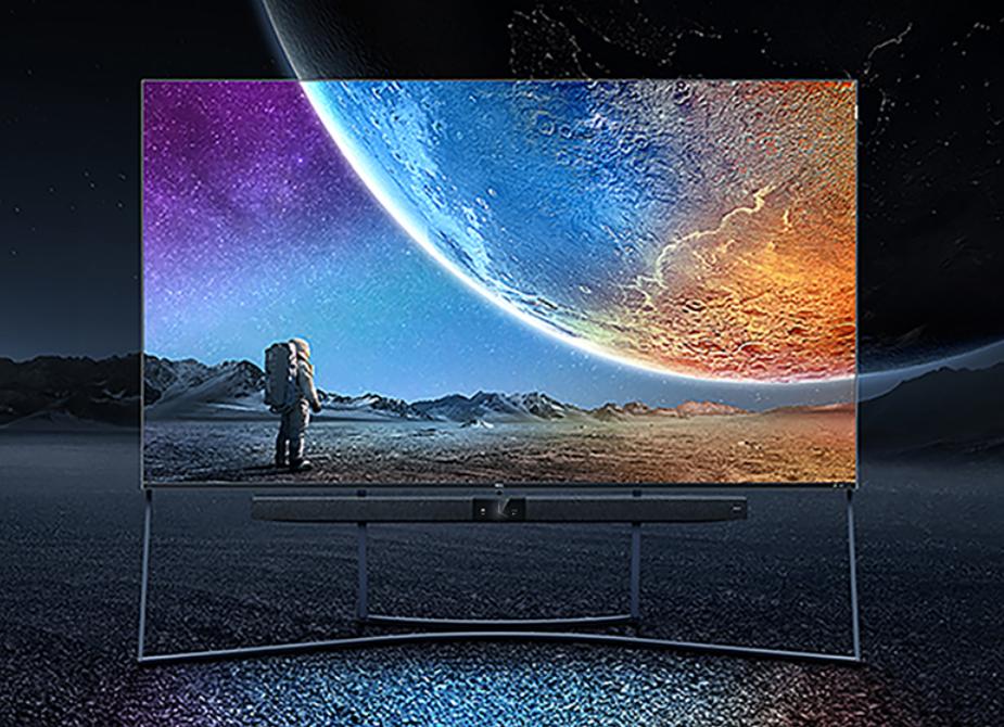 选择投影仪还是选激光电视机,98寸巨幕彩电