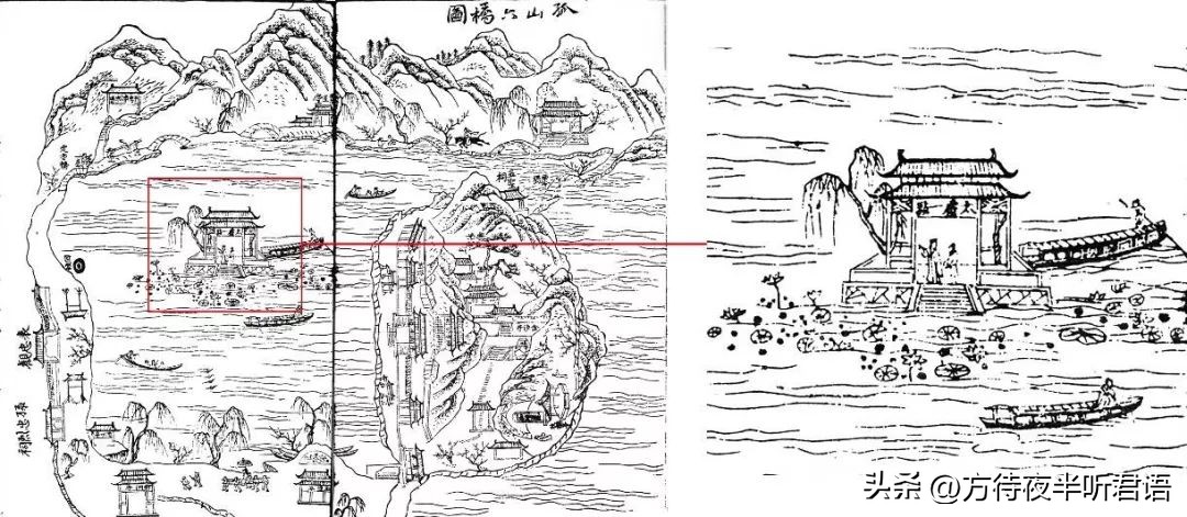西湖十景之一三潭印月地图,杭州西湖三潭印月资料