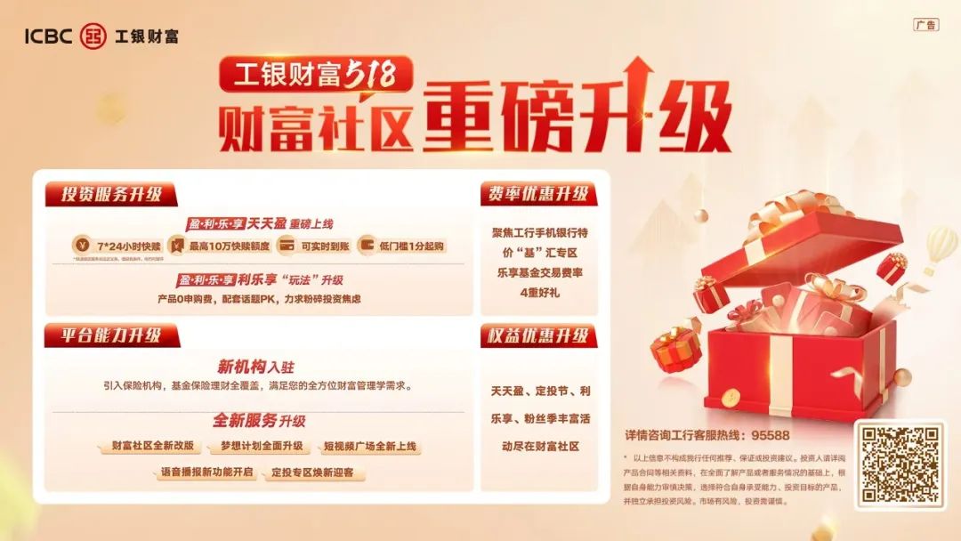 工银财富社区重磅升级,518主题活动火热开启!