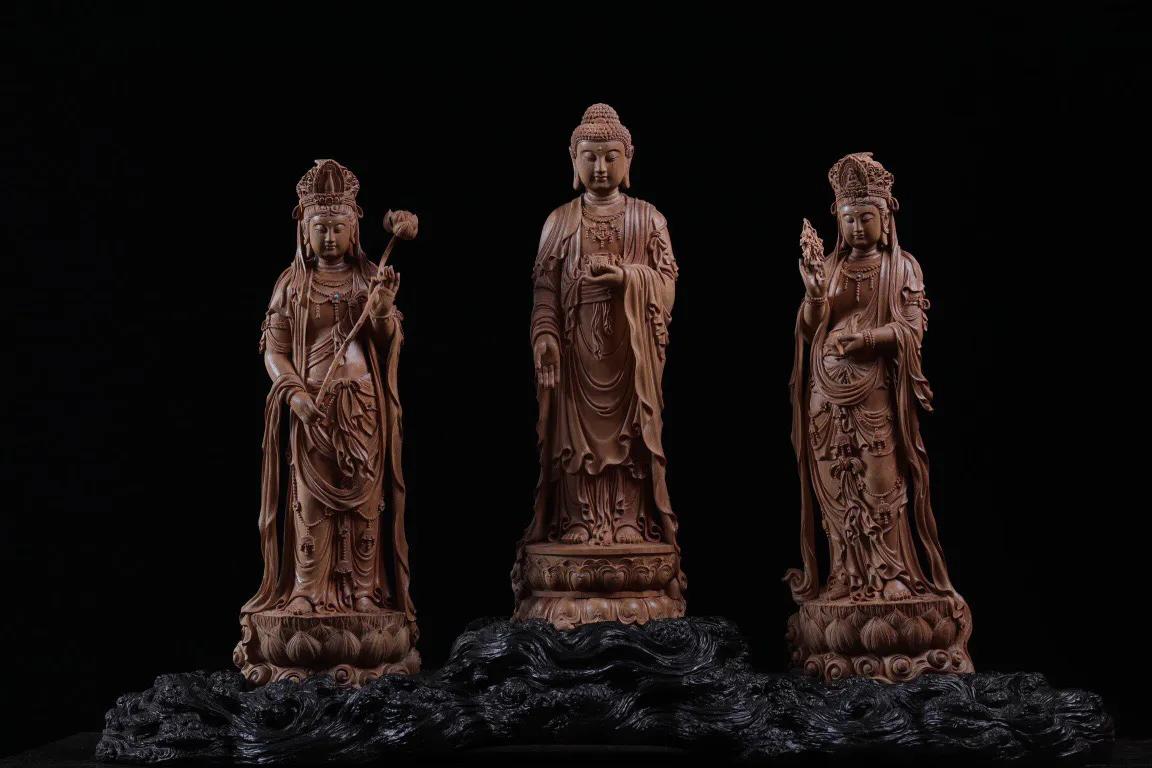 西方三圣接引去极乐世界,西方三圣菩萨