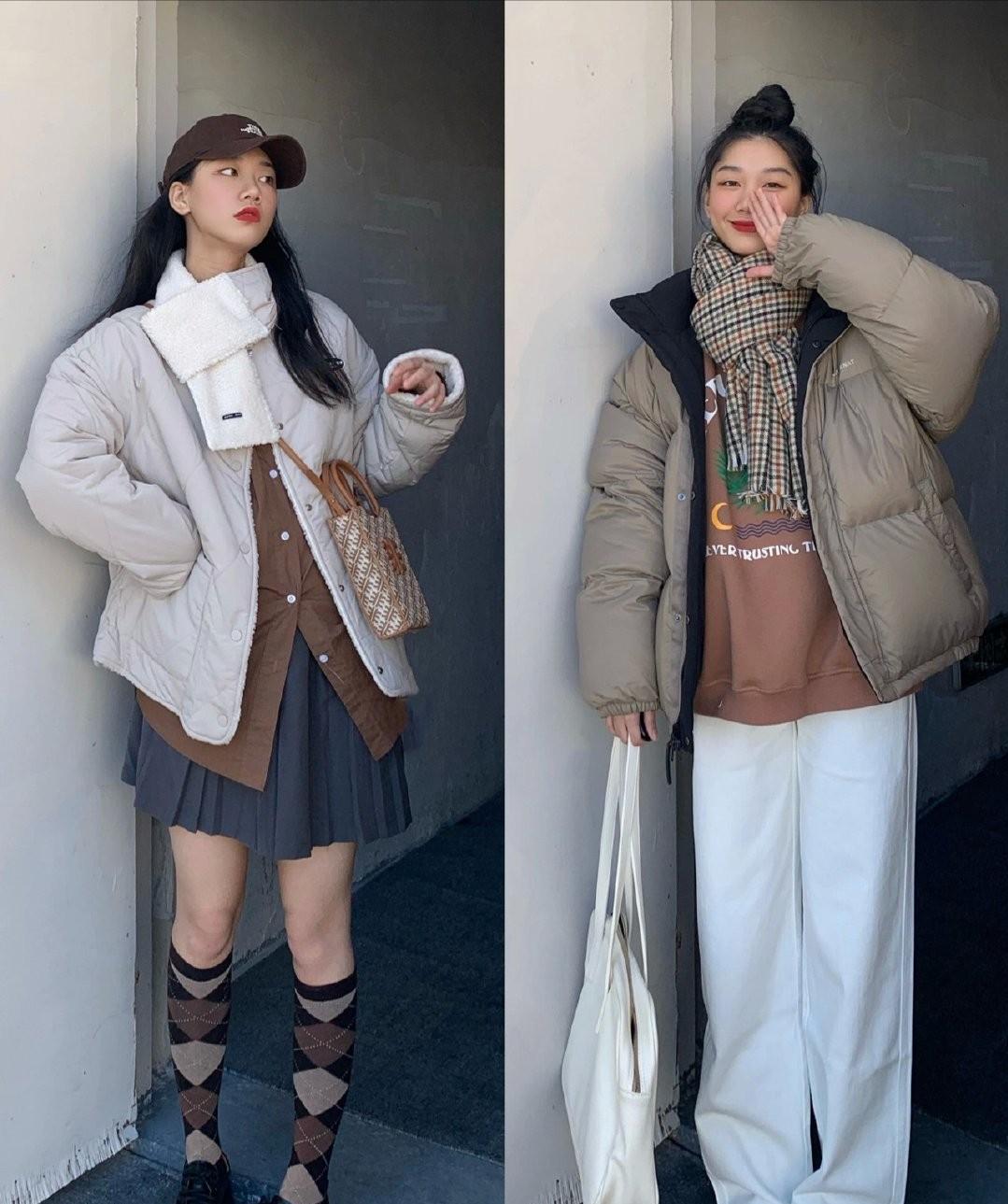 穿搭韩国小姐姐日常穿搭look,好看的韩国女性高级感穿搭