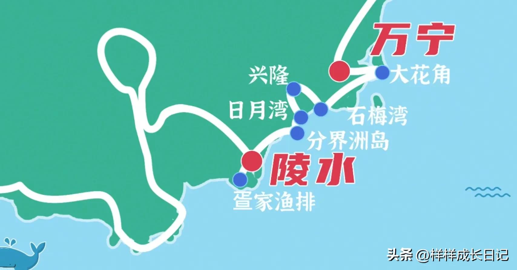 自驾海南D7:万宁—陵水，神州半岛、日月湾，一路都是沙滩海水