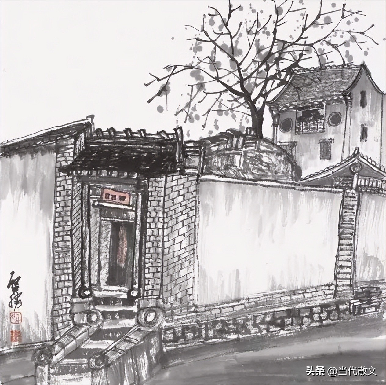 当代散文经典,老屋岁月散文