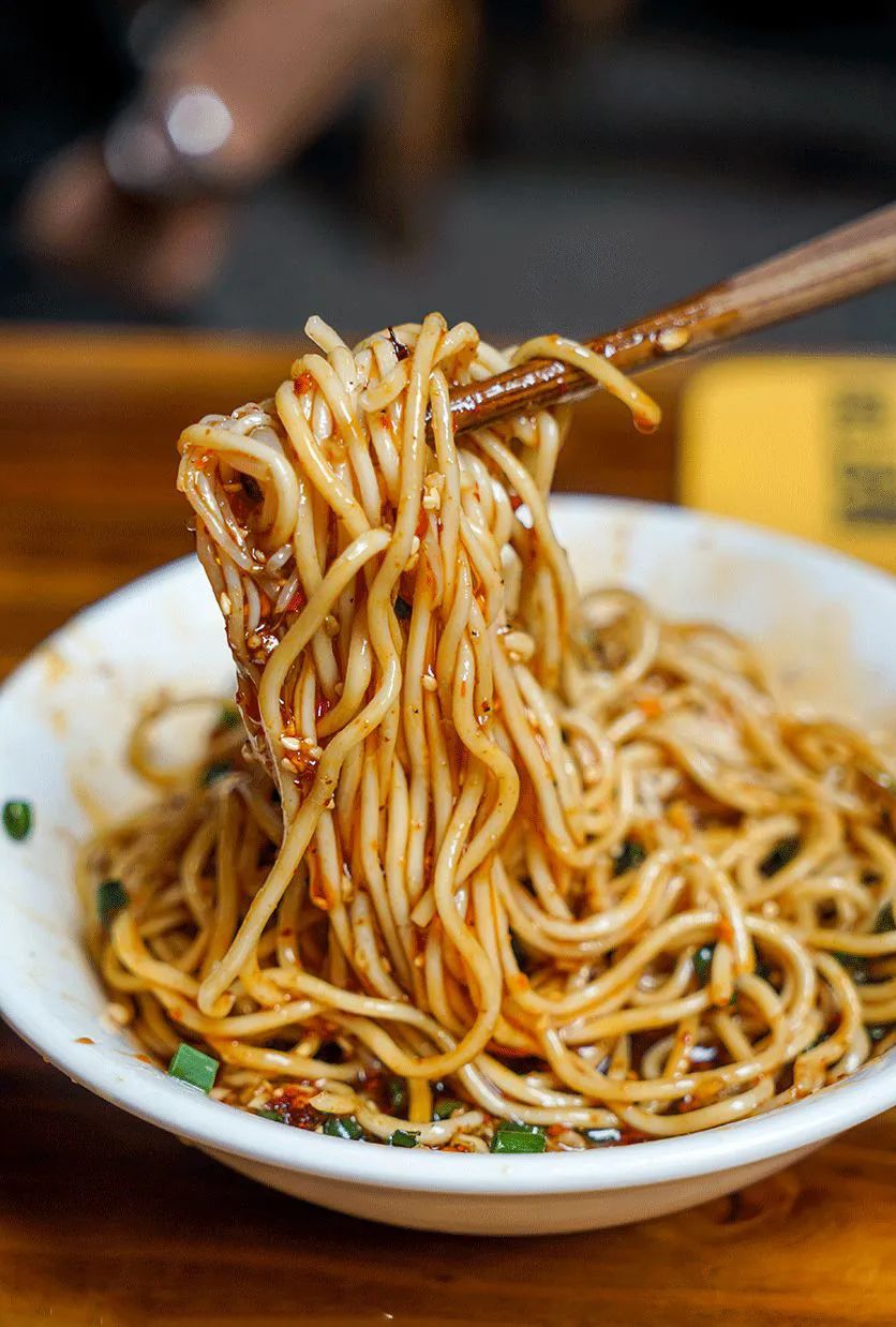 成都分量超大的凉面,成都凉面店