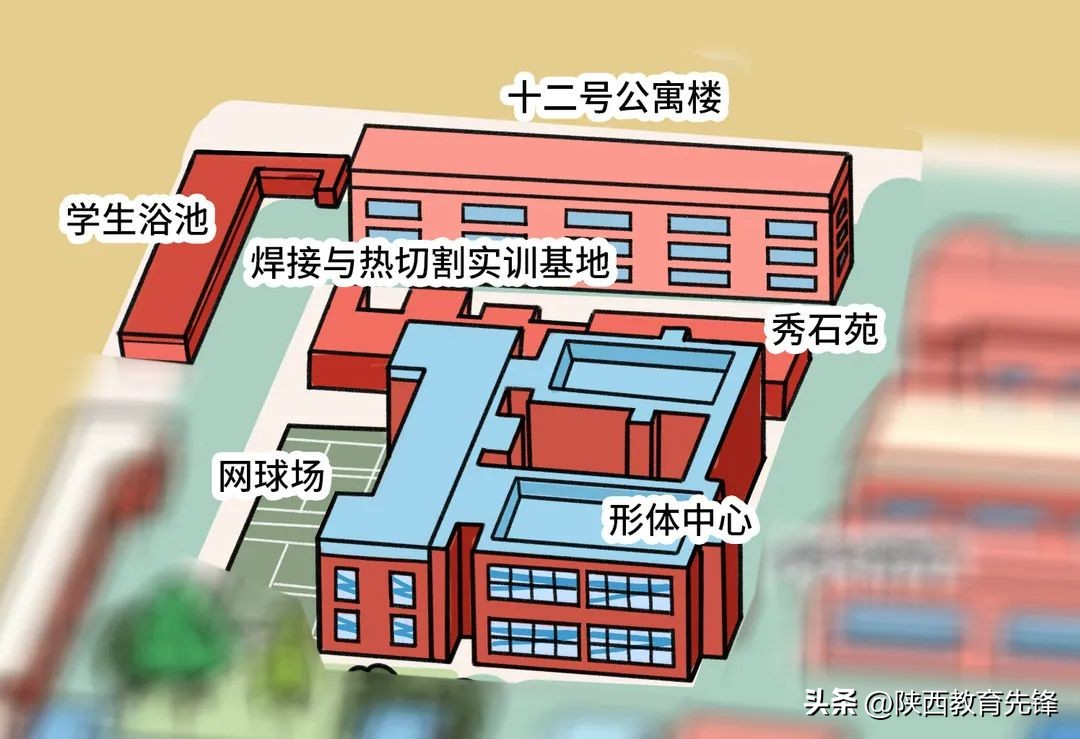 西铁院迎新,西铁院校园鸟瞰图