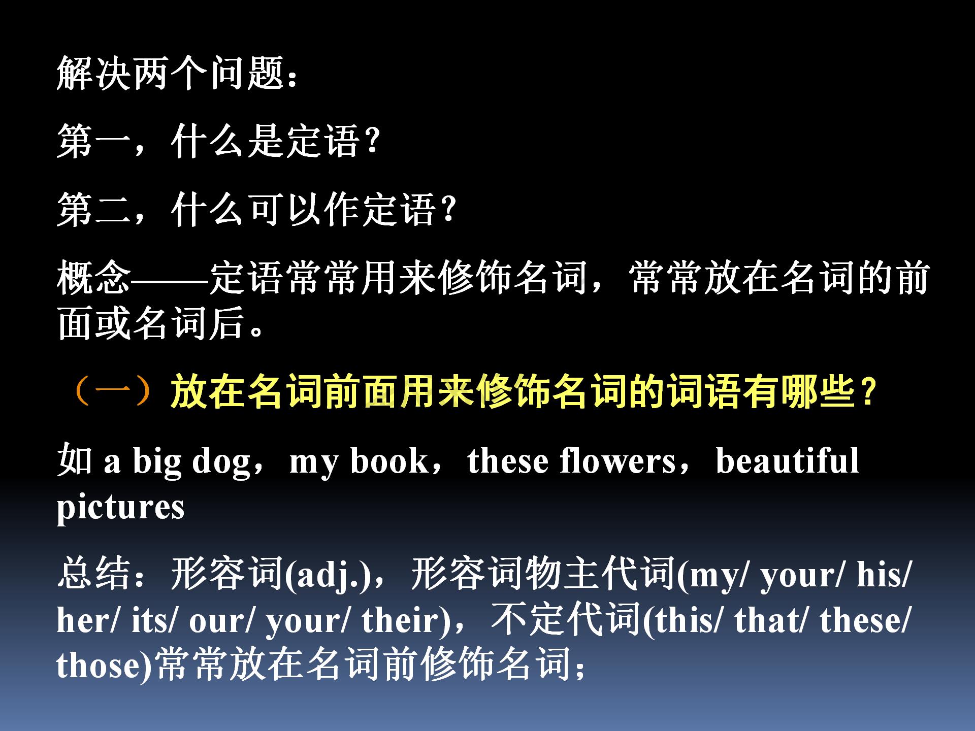 零基础英语语法之定语从句,新概念语法进阶状语从句