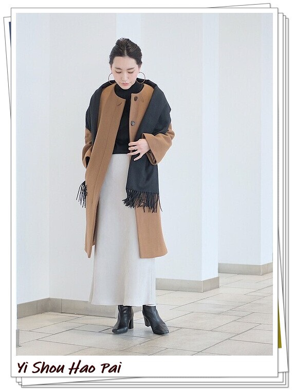 无领大衣如何穿才好看,无领大衣的多种搭配