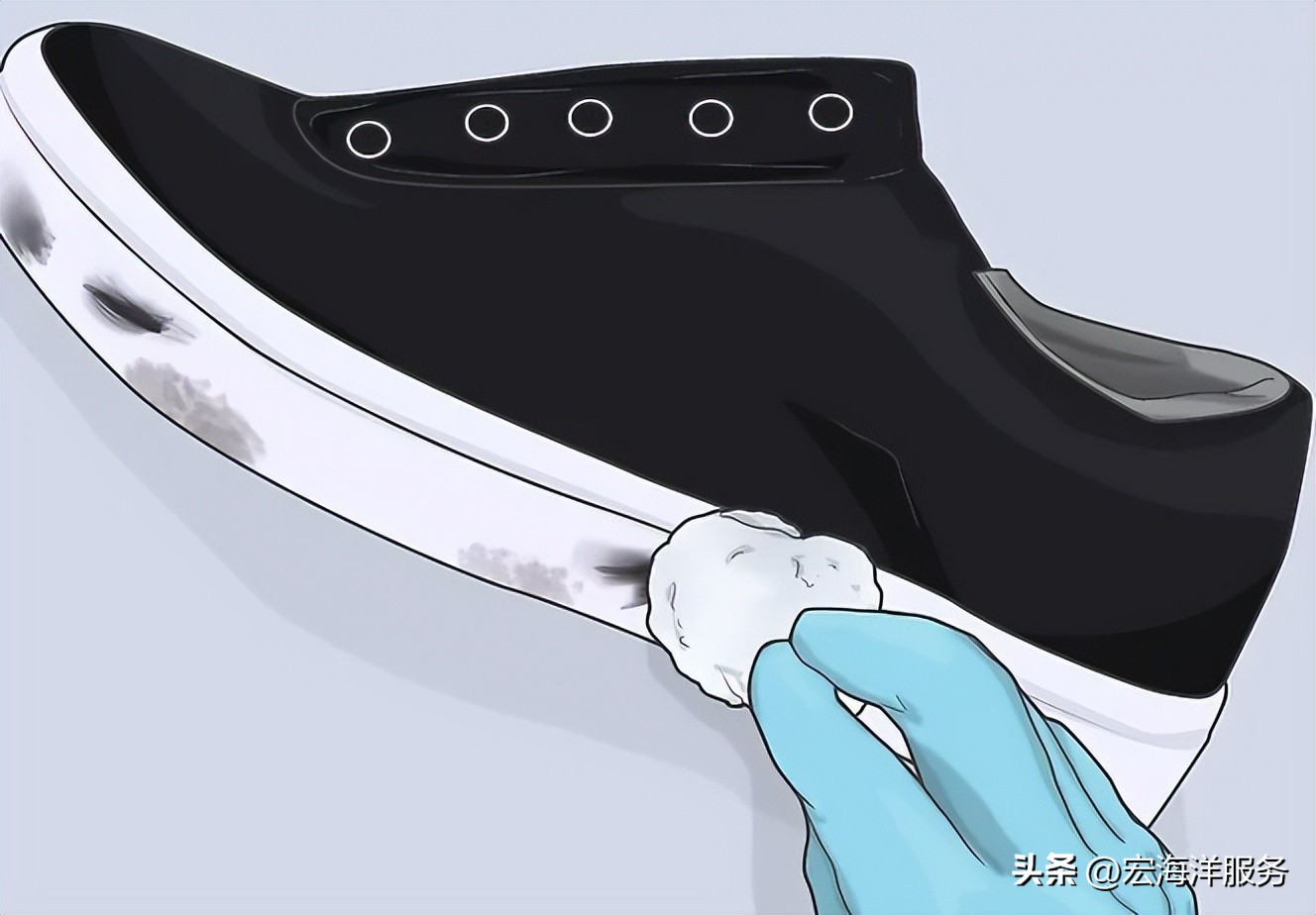 如何清洗鞋子的橡胶部分,鞋子橡胶部分磕黑了怎么处理