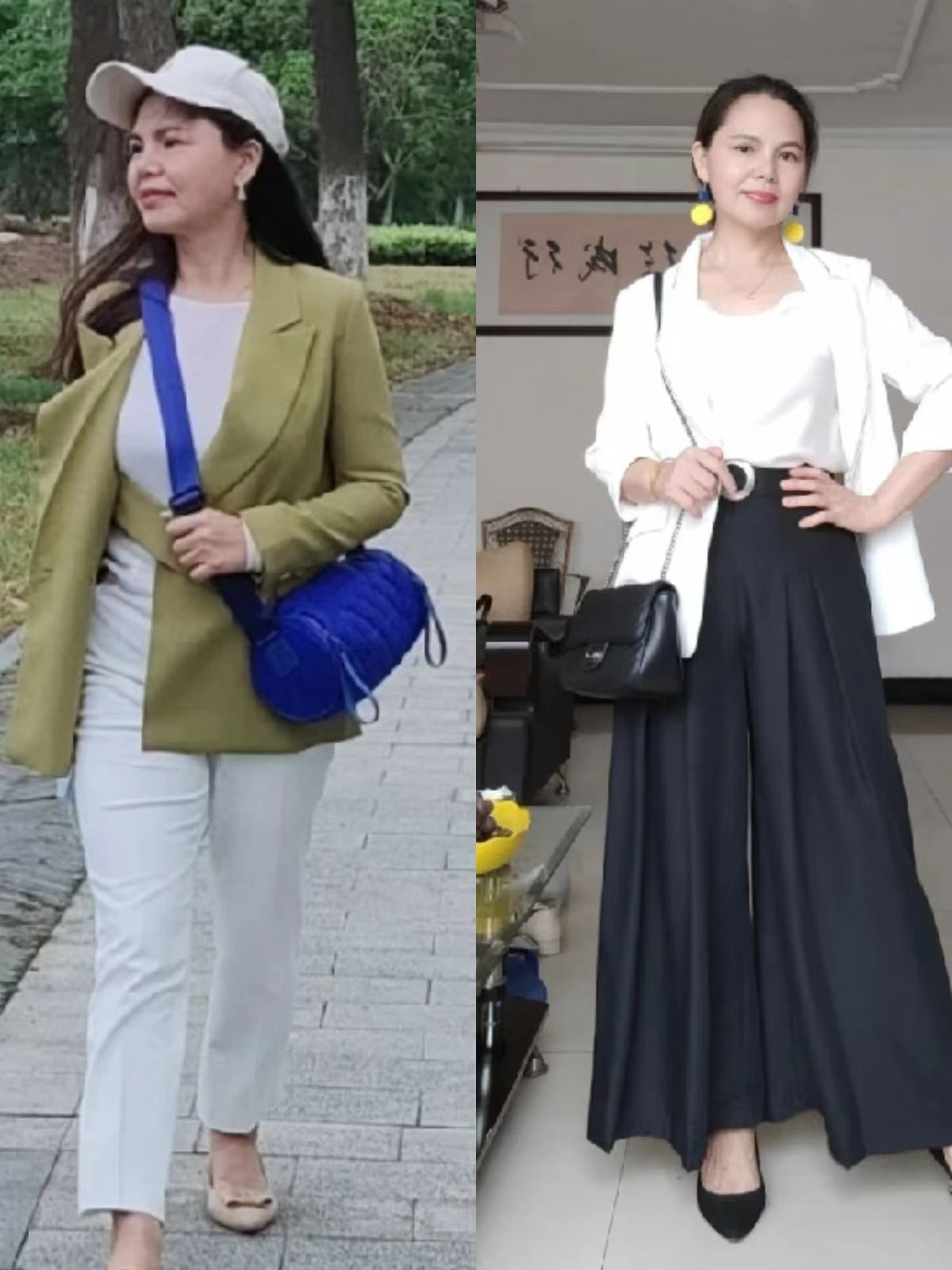 30-50岁精致女人这样穿搭时尚大方,妈妈穿搭推荐40-50岁春季搭配