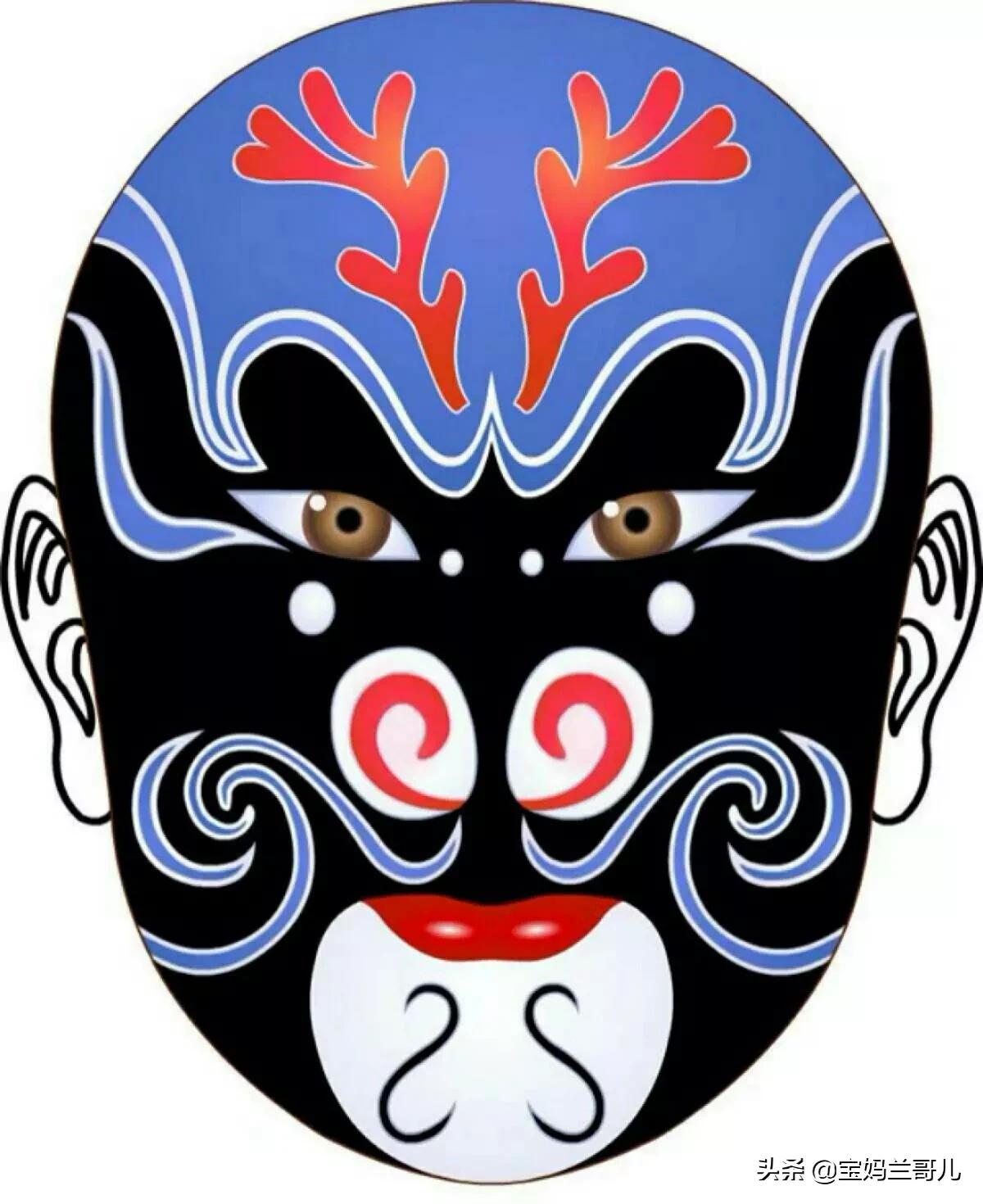 京剧脸谱大全图片欣赏,最好看的京剧脸谱图片大全