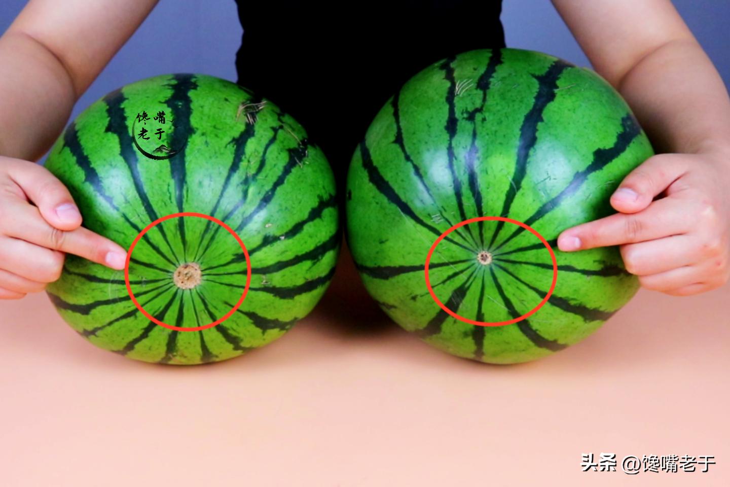夏天买西瓜别只会拍教你3招,买西瓜要注意的几个点