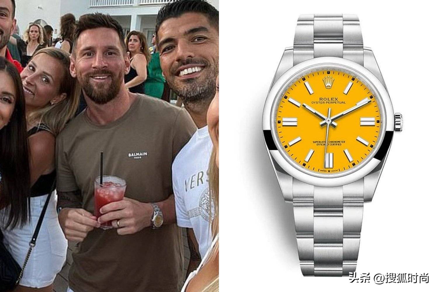 梅西来北京穿搭,梅西来北京带的什么表