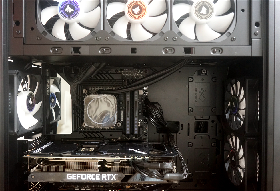体验海盗船LCD冷头——Z690Hero+TUFGaming3070Ti+迎广515装机记
