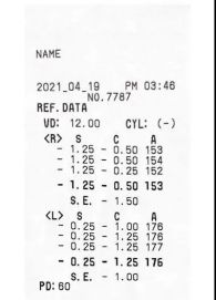 一秒钟教你学会验光条,一分钟教你看懂验光检查结果
