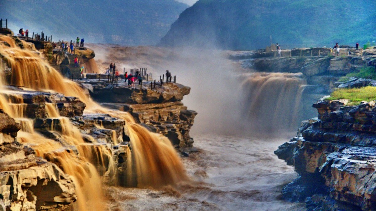 山西壶口瀑布的简介,壶口瀑布山西景区导览图