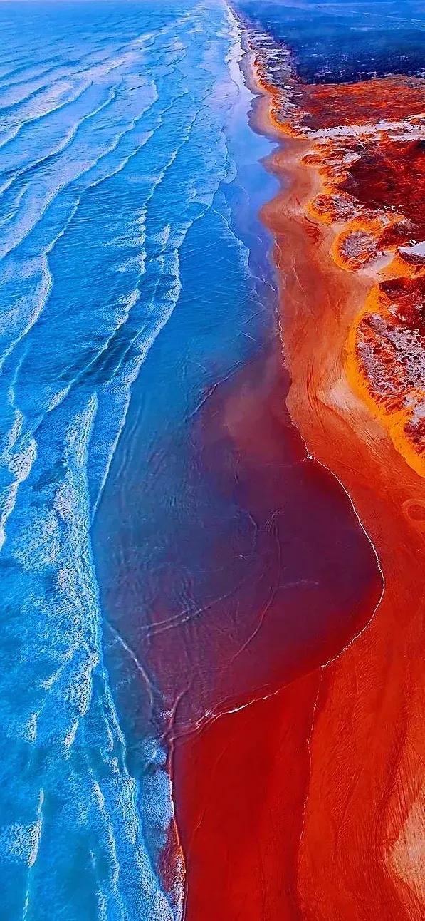 美丽的碧海蓝天壁纸,2018蓝色大海夏天壁纸