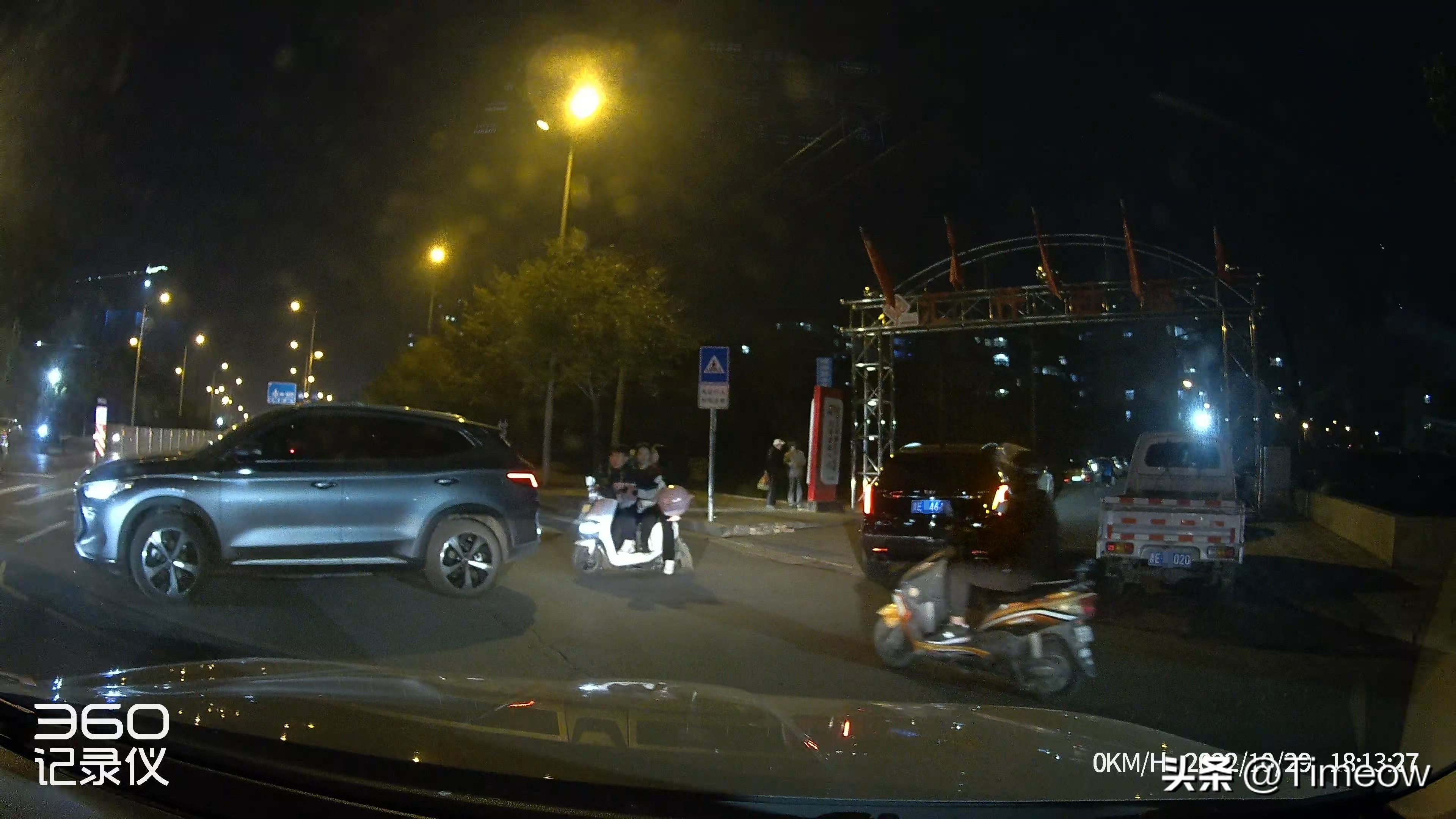 360行车记录仪k980夜间测评,360记录仪g3003k和k980哪个好