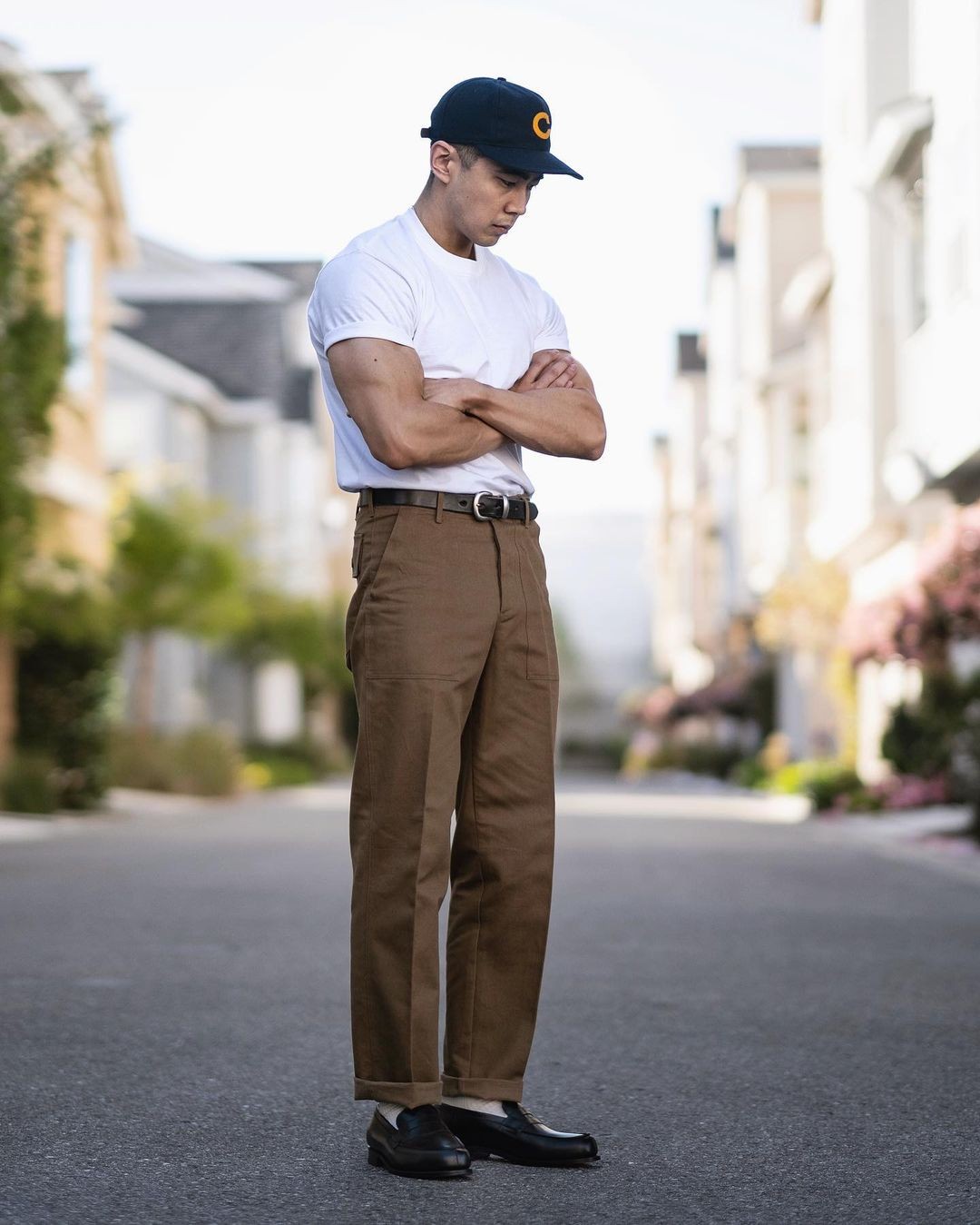 t恤搭配阔腿裤夏季无忧时尚穿搭,牛仔阔腿裤夏日穿搭