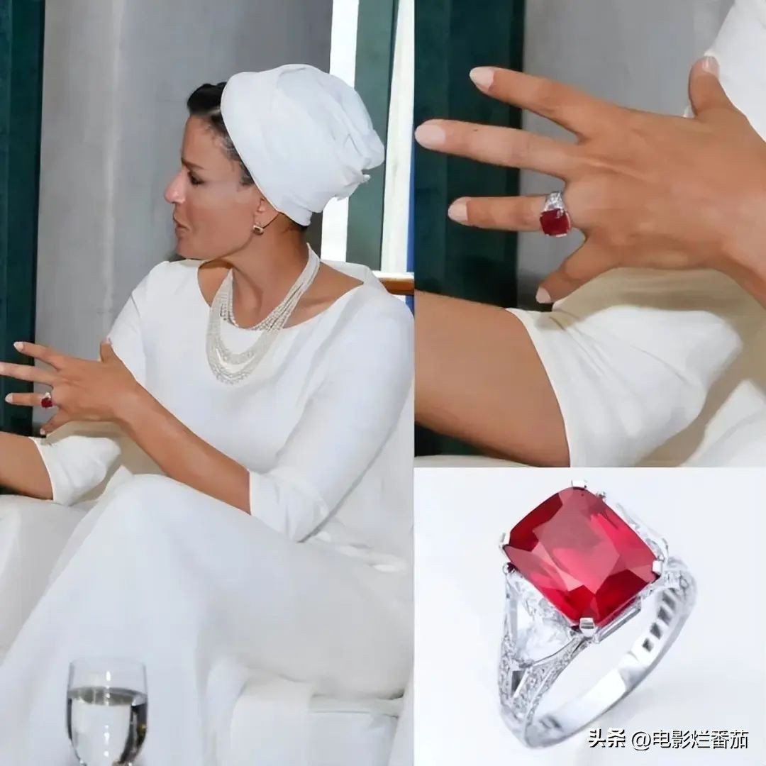 卡塔尔王太后配饰价格,卡塔尔王太后佩戴价值200万的胸针