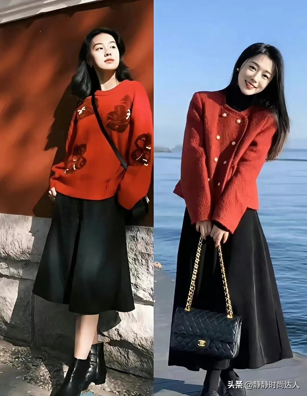 红色的惊艳配色,红色特别好看喜庆