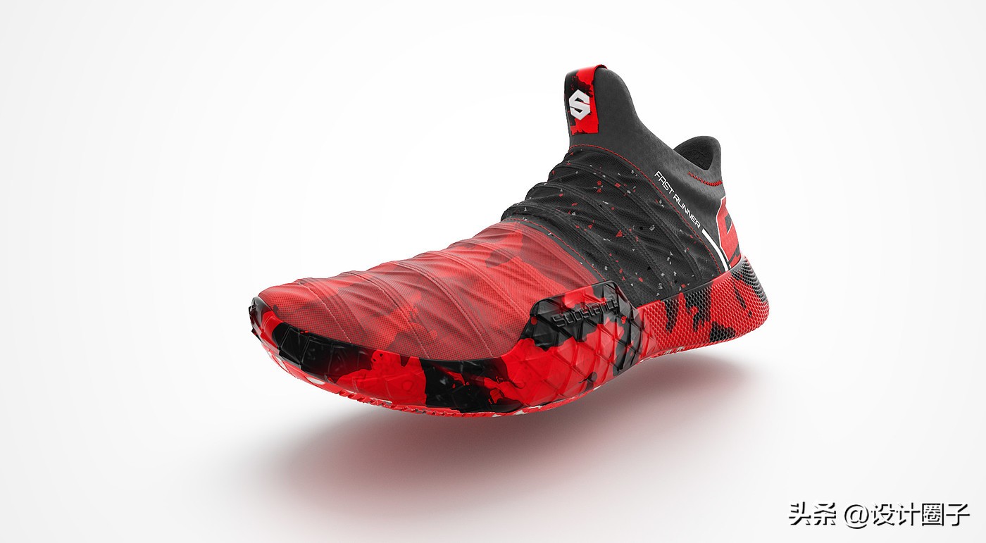 红色恶魔鞋,高级感红色鞋