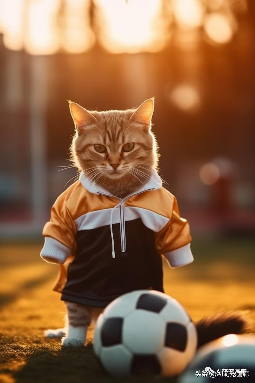 足球比赛闯进来一只猫,足球比赛出现了一只小猫