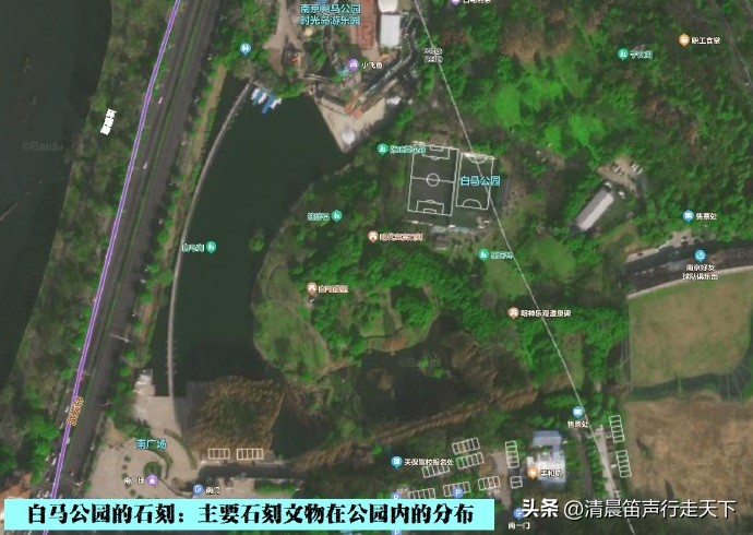 白马公园白马石刻朝代,公园石刻精品欣赏