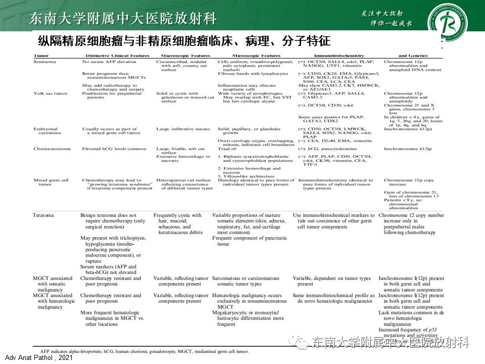 好文分享值得深思,纵隔精原细胞瘤