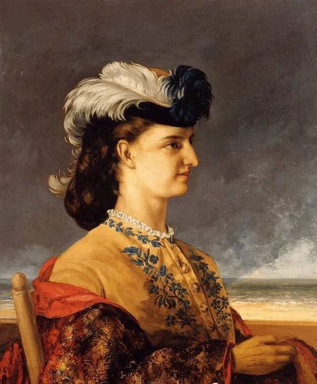 库尔贝油画维纳斯,库尔贝画的人物画