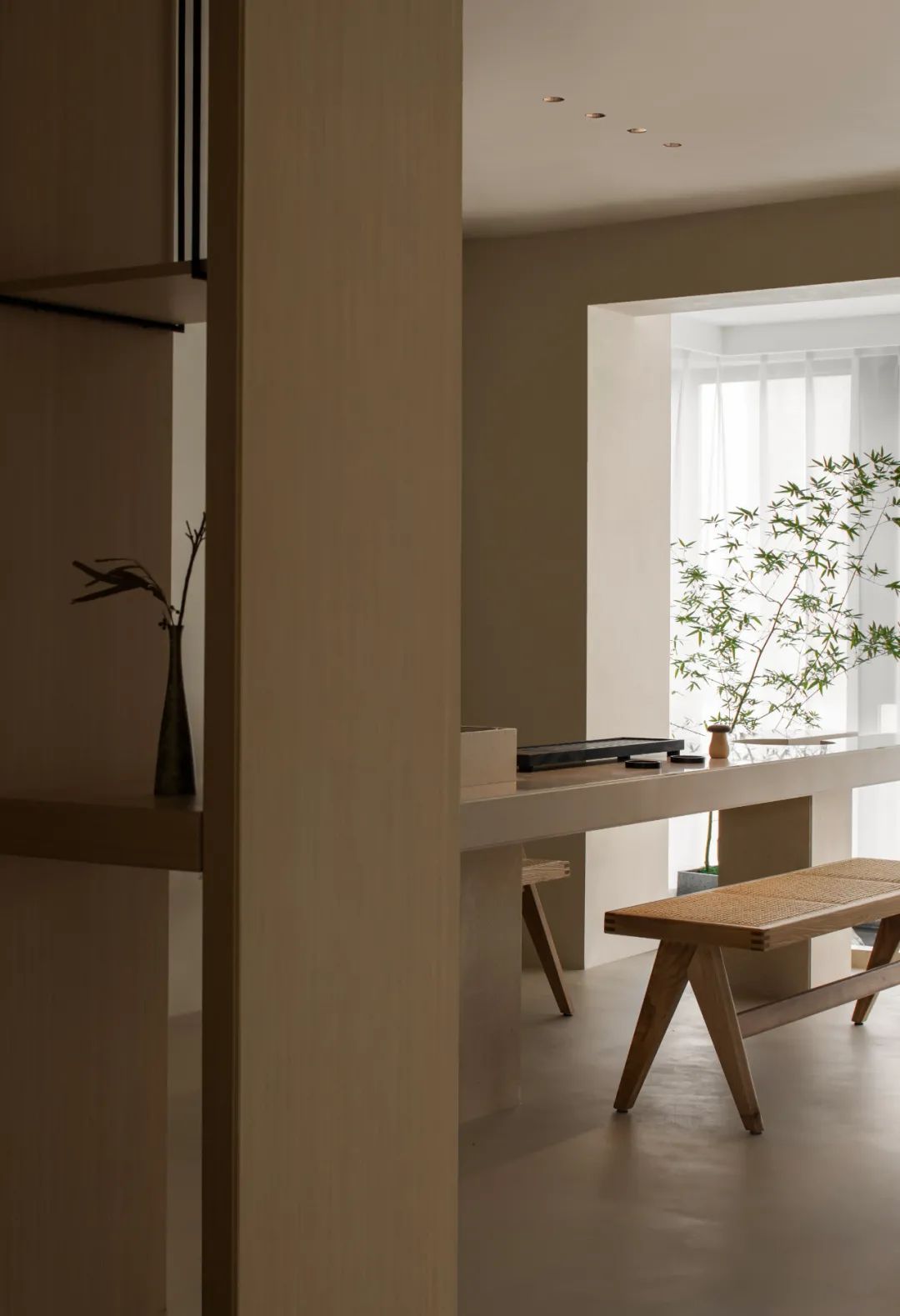 煮茶茶室禅意设计,一线江景茶室设计案例