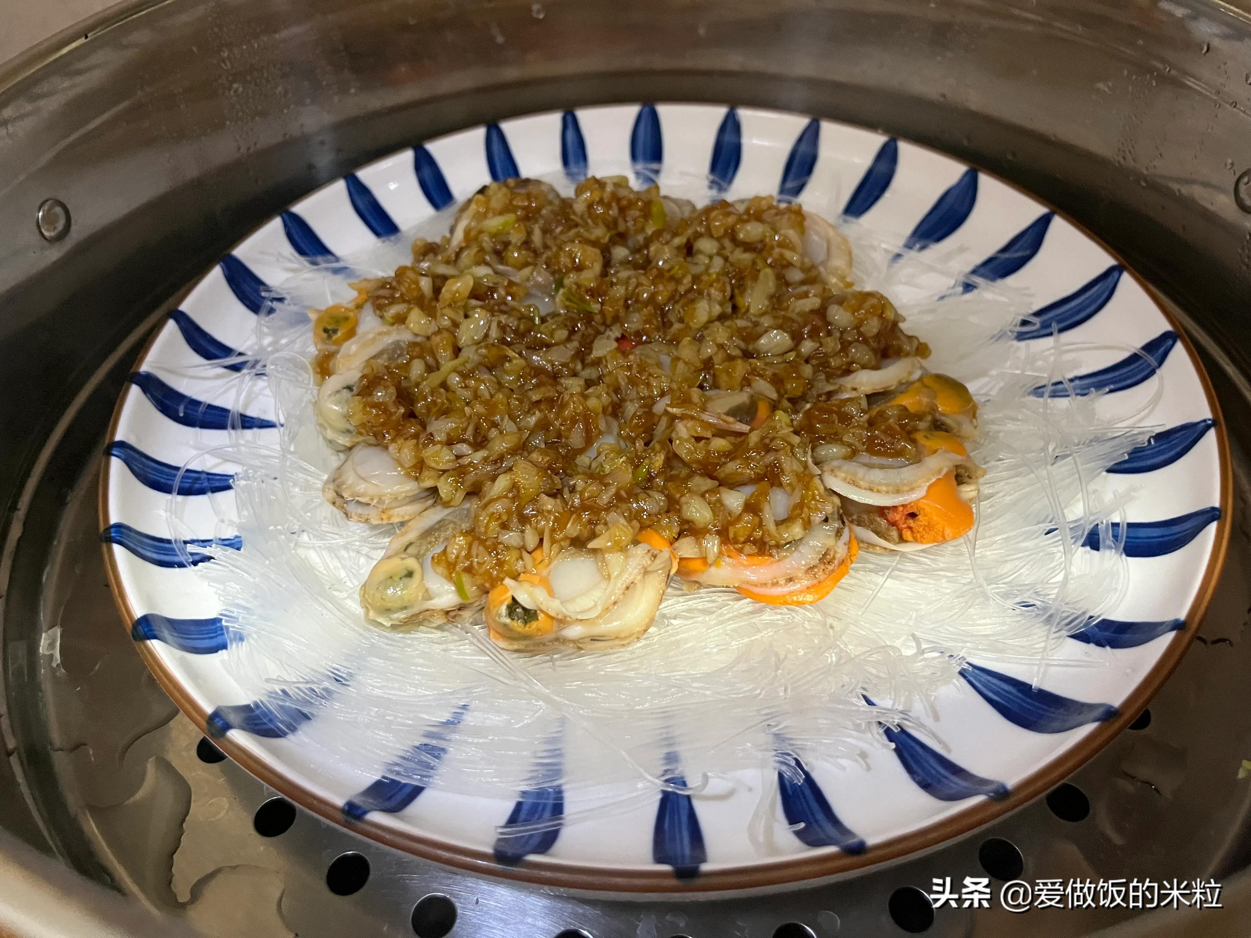 蒜蓉粉丝蒸扇贝肉的做法家常,蒜蓉粉丝蒸扇贝肉怎么做最好吃