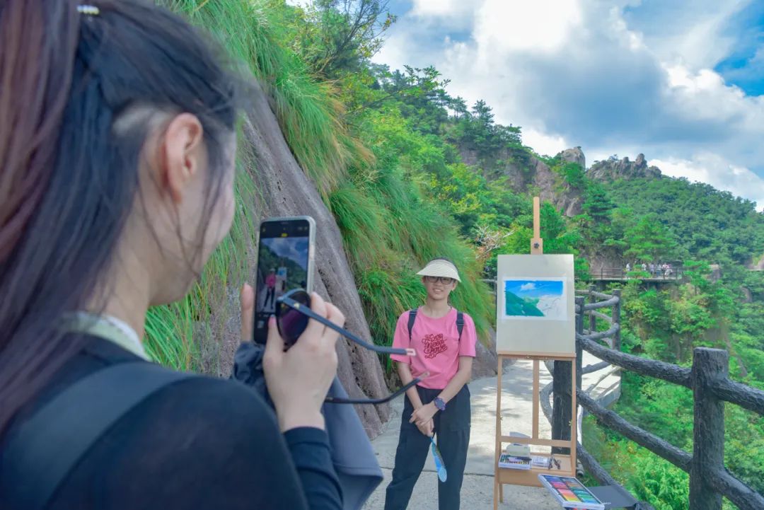 风景画山水写生,淡彩画风景写生