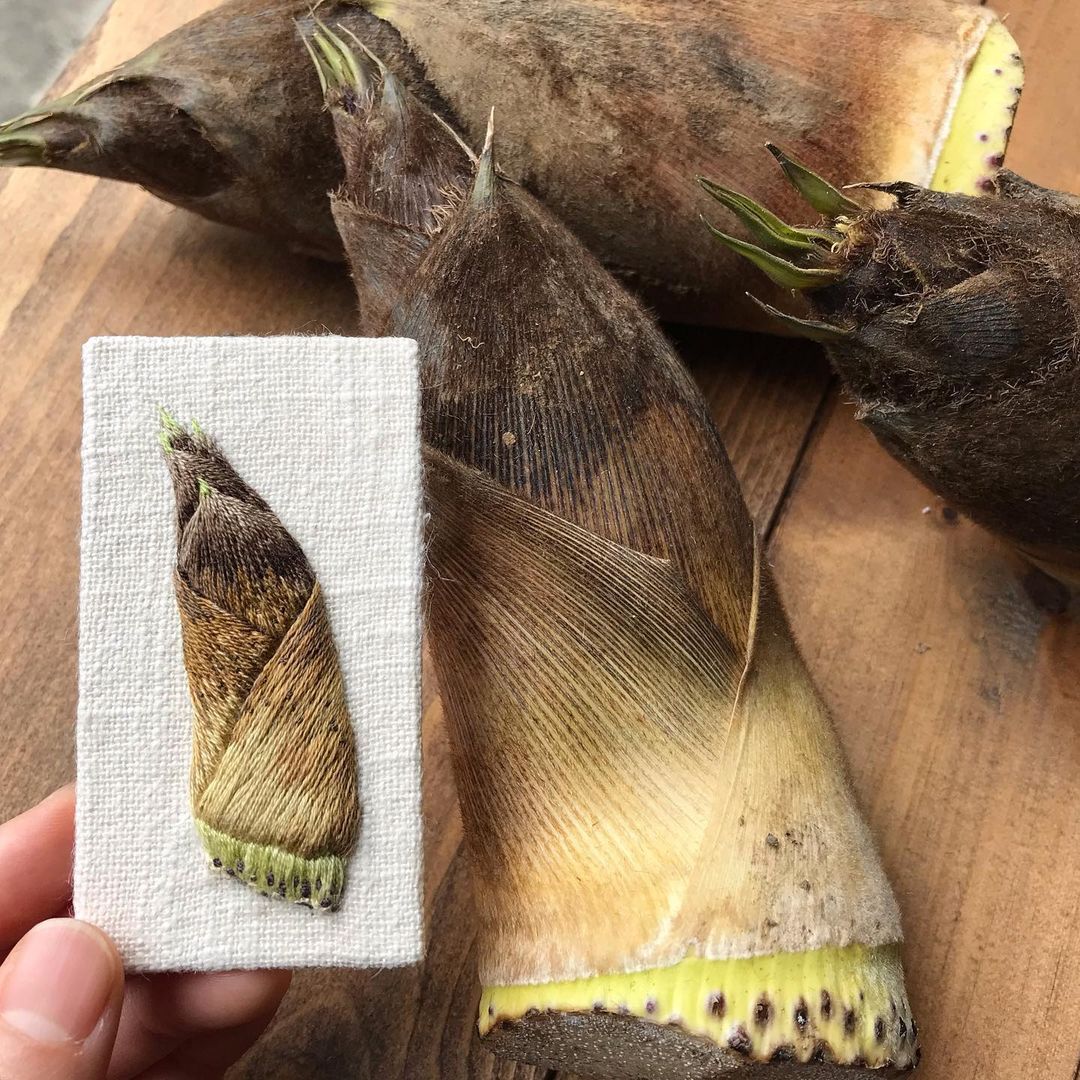 一针一线日本纯手工刺绣,日本刺绣简单又漂亮