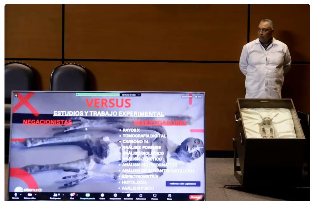 墨西哥外星遗骸引质疑,墨西哥“外星遗骸”引争议