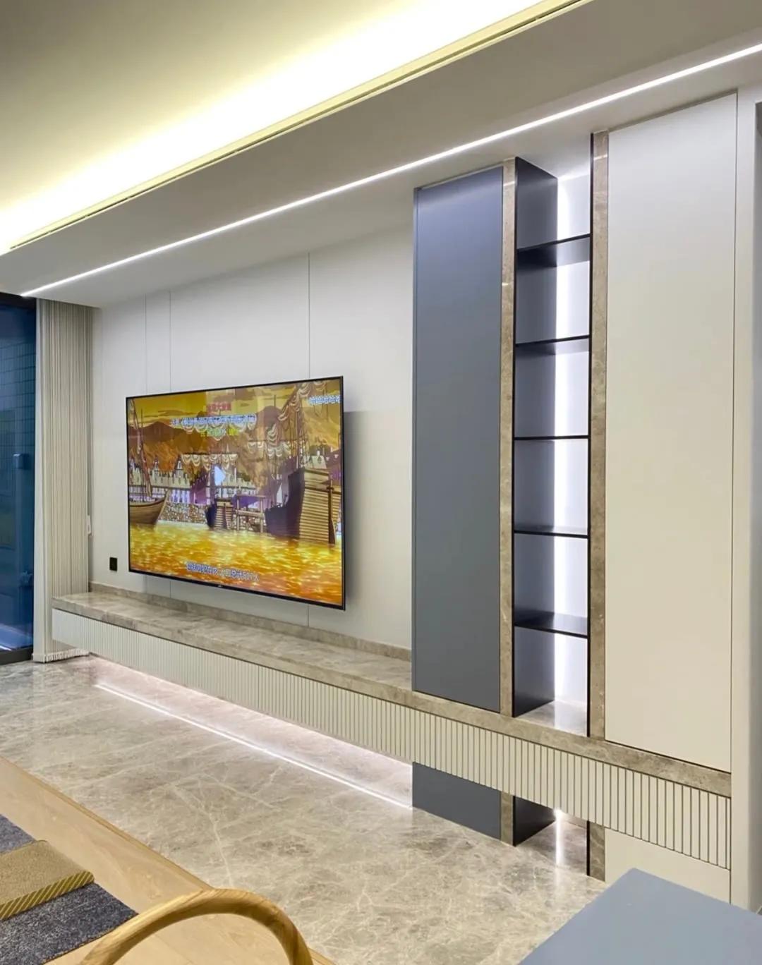 中式电视背景墙图,30款电视背景墙