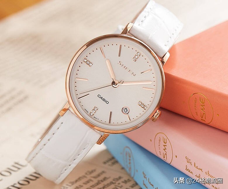 时尚大气的卡西欧石英手表，彰显出我们与众不同的气质