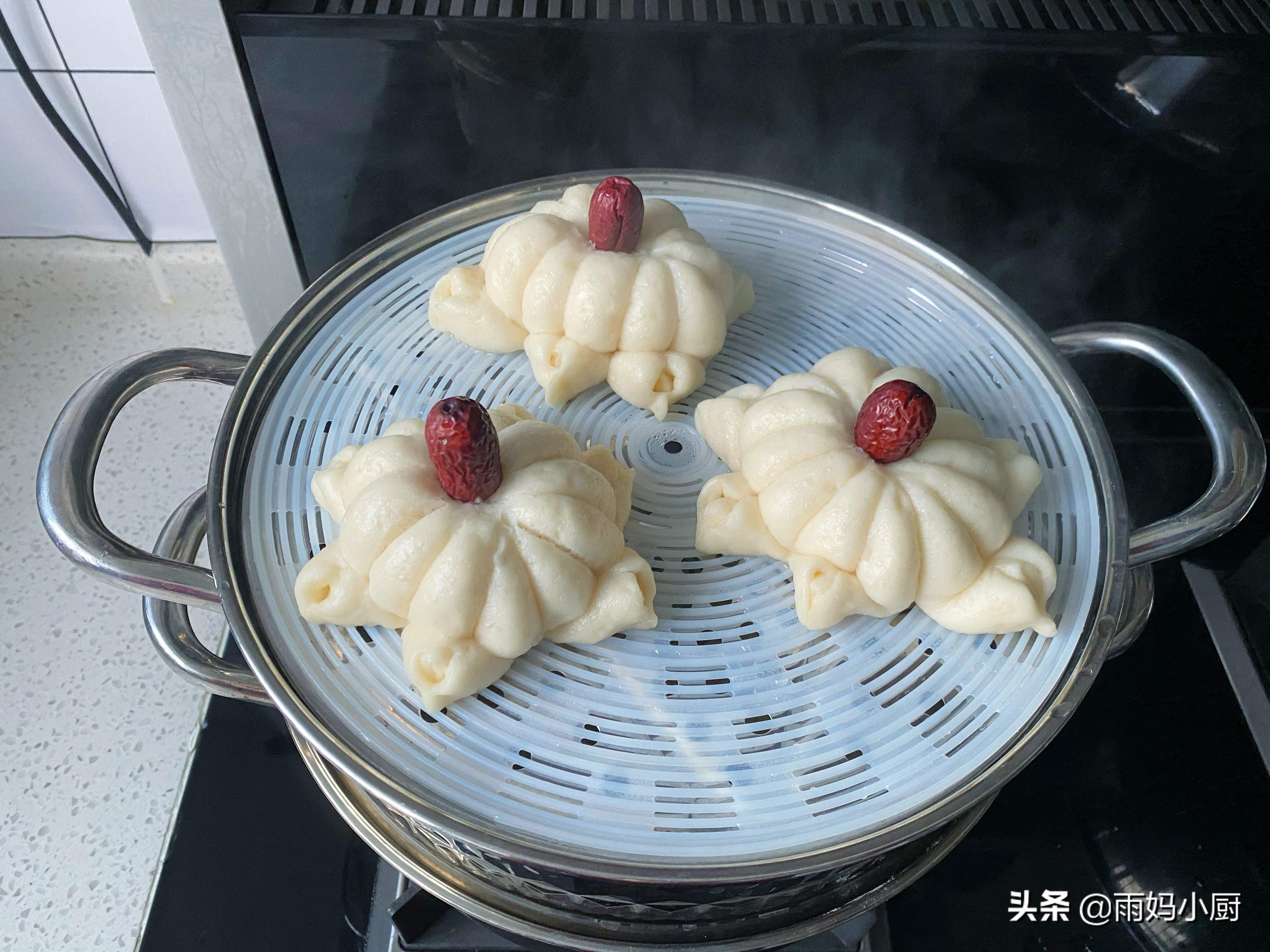 枣花馍馍简单做法,河南枣花馍馍的几种简单做法