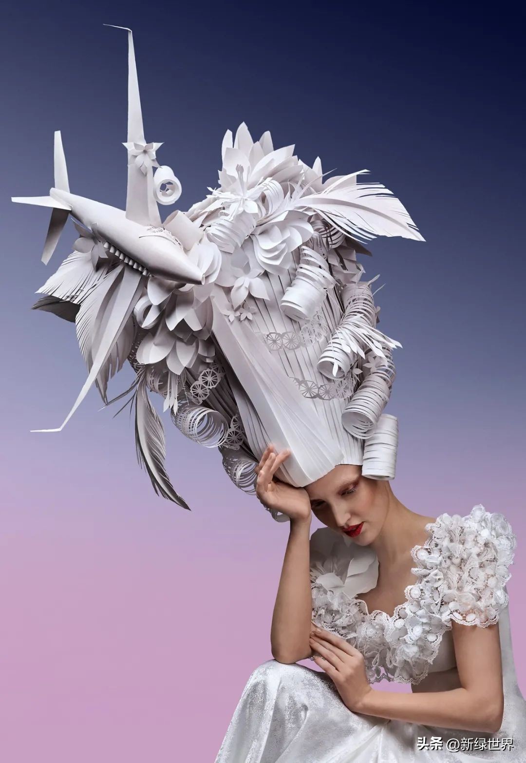 一组纸艺作品,令人惊艳的纸艺作品