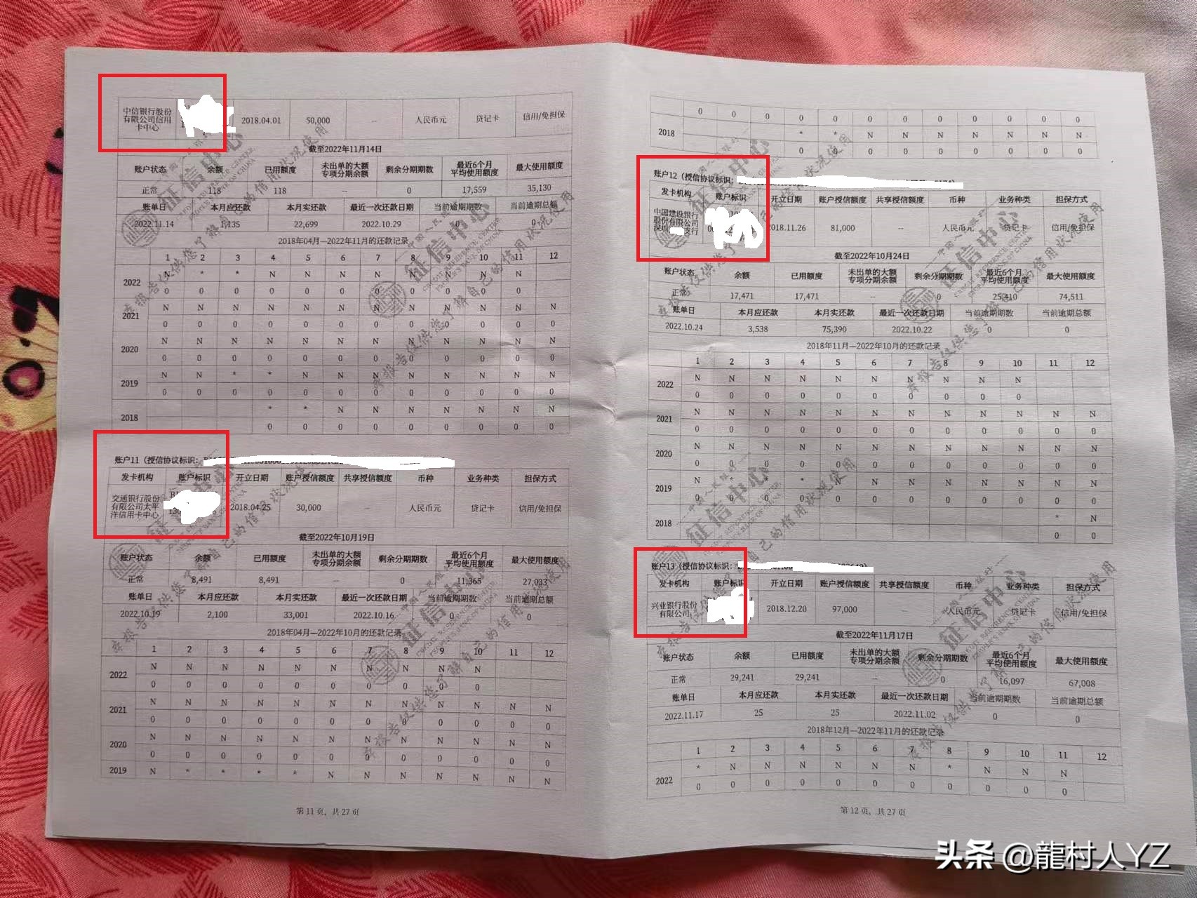 个人信用报告2023,信用报告展示近几年