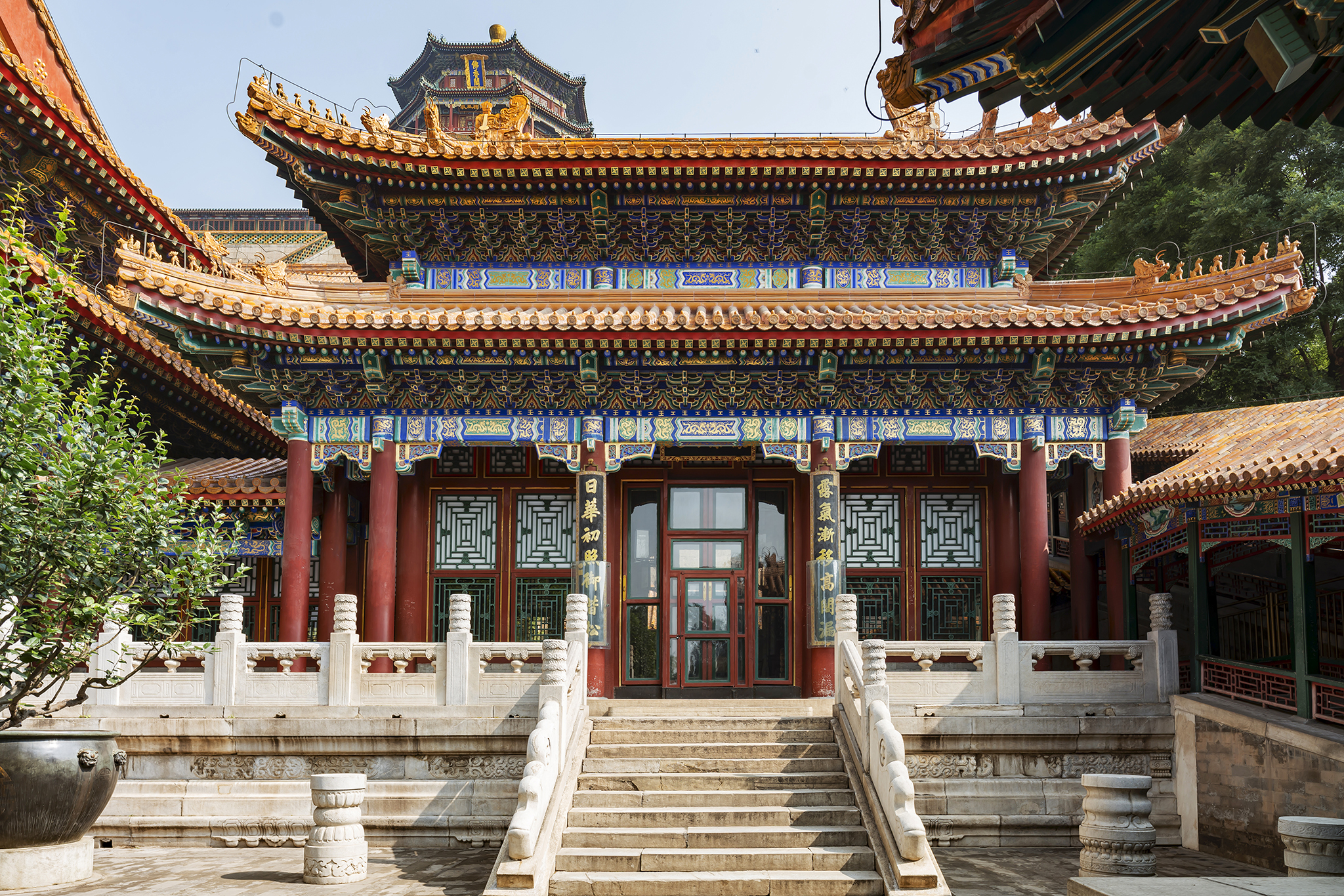 走颐和清漪，赏皇家园林之六：排云殿佛香阁（上）（修订版）