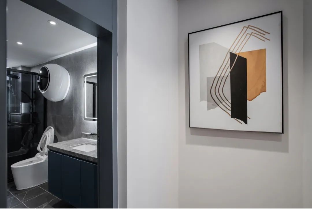 黑白灰现代极简约风格小户型,黑白灰系现代简约复式