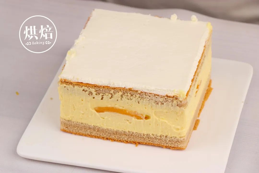 私房本季当家花旦芒果奶茶糯米蛋糕天衣无缝的搭配色香味俱全