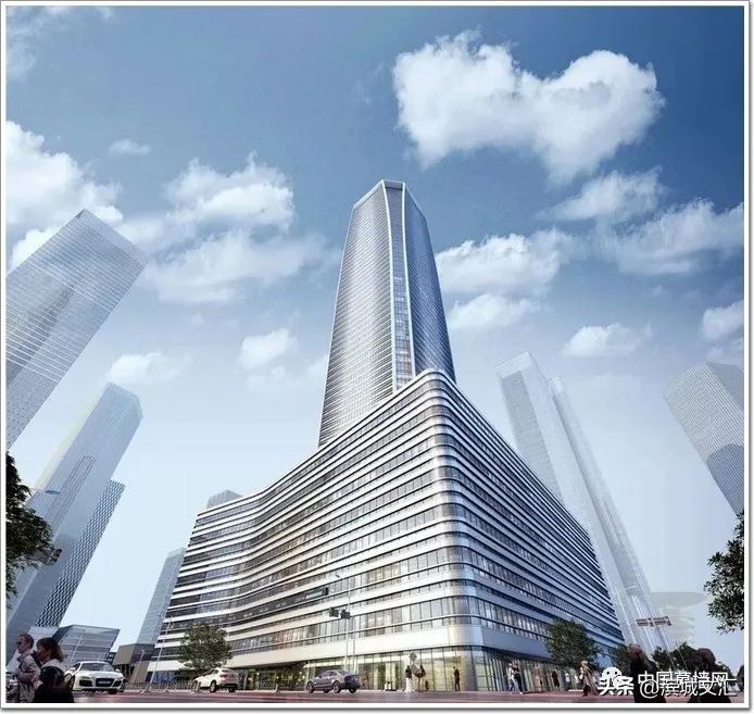 天津高楼倍儿多！300米诺德英蓝国金中心，幕墙初露锋芒