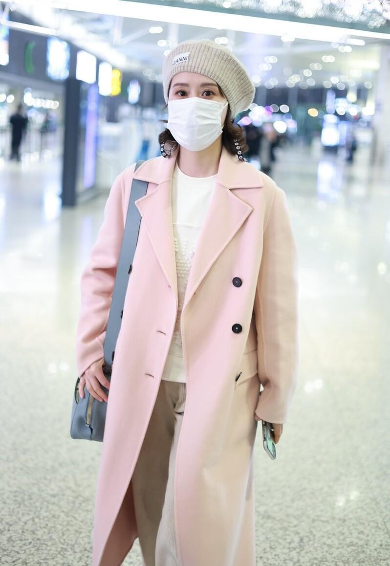 海清帅气冬季穿搭,海清穿衣搭配图