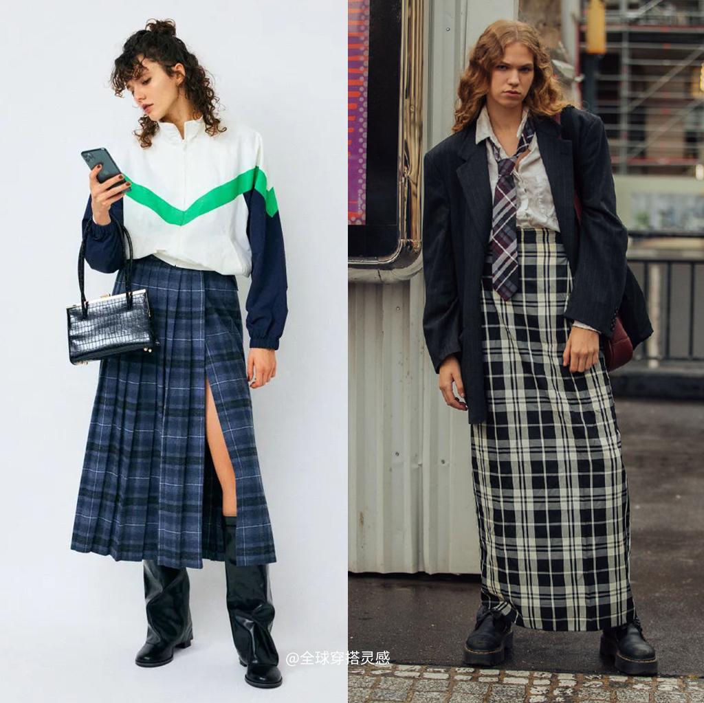 半裙秋冬款裙子,秋冬流行裙子2020
